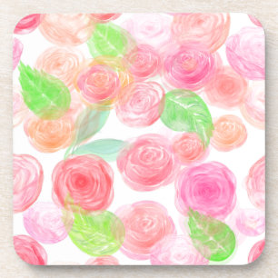 Airy-Rose Getränkeuntersetzer