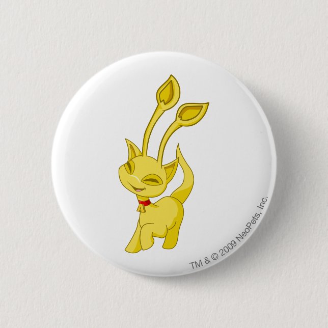 Aisha Gold Button (Vorderseite)