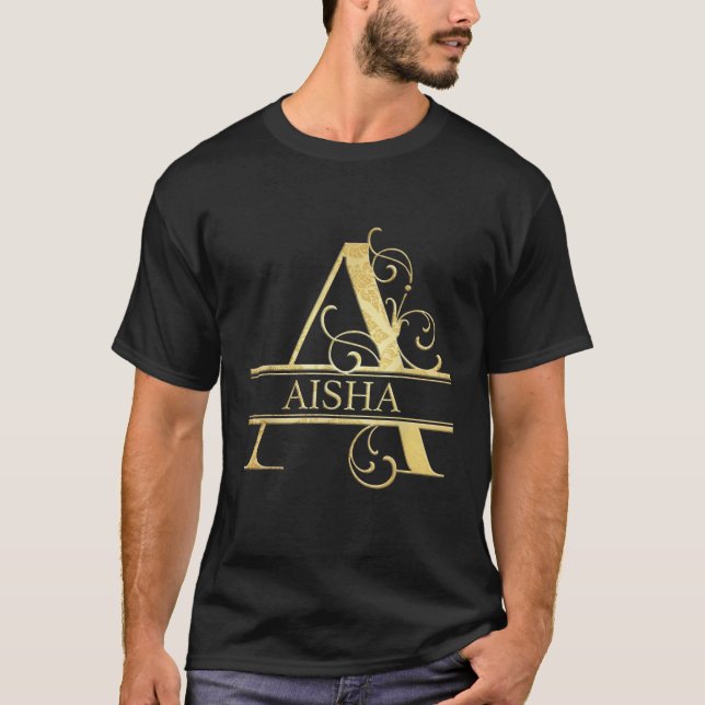 Aisha Name T-Shirt (Vorderseite)