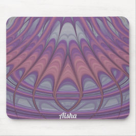 AISHA ~ Pink Lavendel und Lila Design Mouse Pad Mousepad