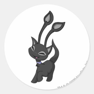 Aisha Shadow Runder Aufkleber