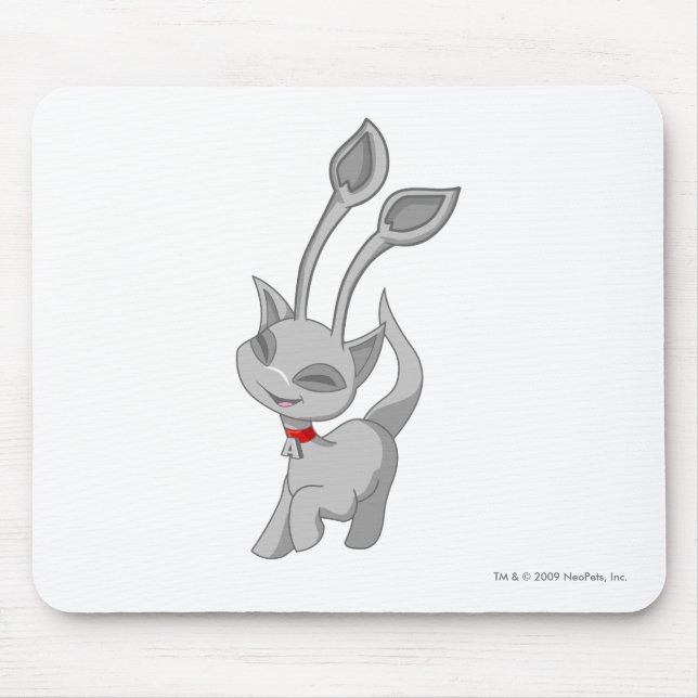 Aisha Silber Mousepad (Vorne)