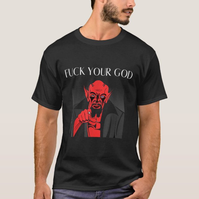 Aist Goat Satan Baphomet GIft T-Shirt (Vorderseite)