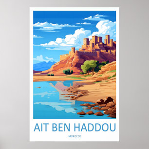 Aït Benhaddou Reise Druck Wandkunst Aït Benhaddou Poster