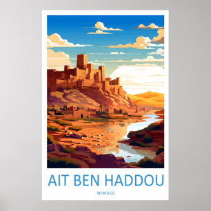 Aït Benhaddou Reise Druck Wandkunst Aït Benhaddou Poster