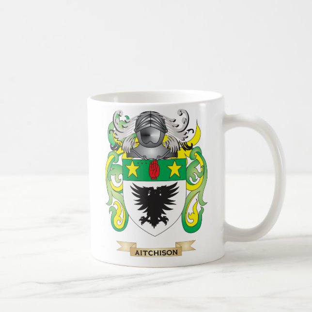 Aitchison Wappen (Familienwappen) Kaffeetasse (Rechts)
