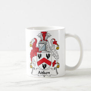 Aitken Familienwappen Kaffeetasse