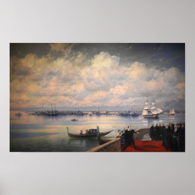 Aivazovsky - Byron San Lazzaro Poster (Vorne)