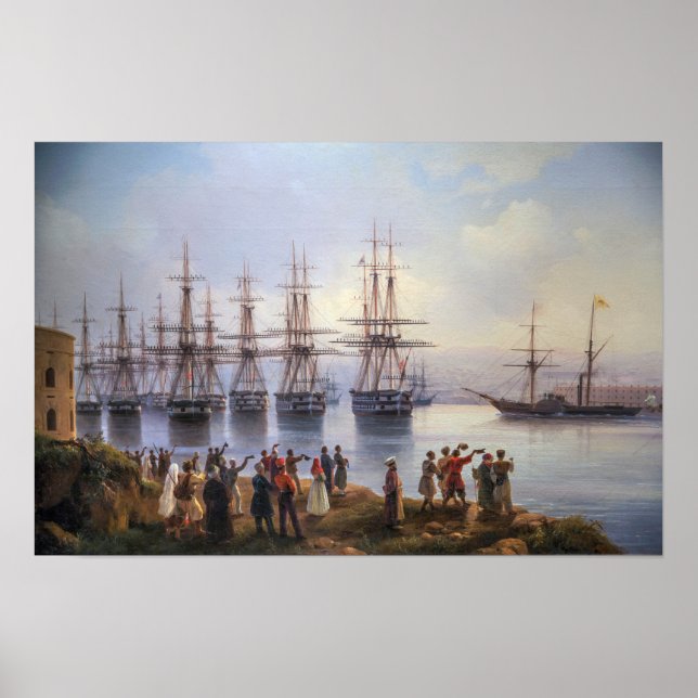 Aivazovsky - Flotte Poster (Vorne)