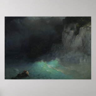 Aivazovsky - I Sturm 1861 Poster