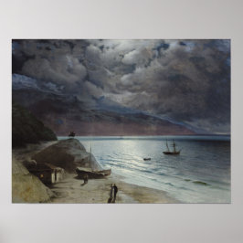 Aivazovsky - Nacht in Gurzuf Poster
