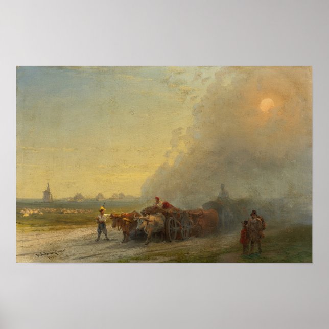 Aivazovsky - Ox Carte Poster (Vorne)