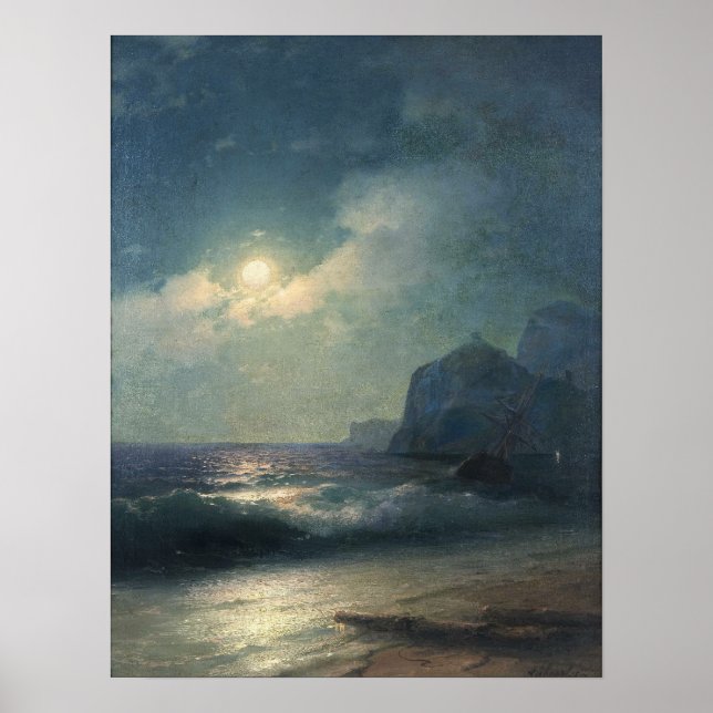 Aivazovsky - Shipwreck Poster (Vorne)