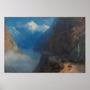 Aivazovsky - Von Milli bis Gudauri 1868 Poster