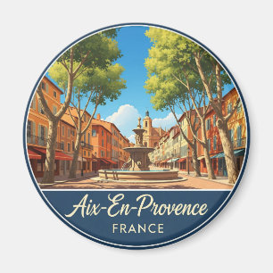 Aix-en-Provence France Travel Magnet