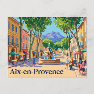 Aix-en-Provence Frankreich Postkarte