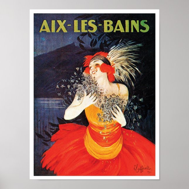 Aix Les Bains Travel Poster (Vorne)