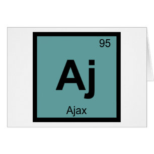 Aj - Ajax Griechische Chemie Periodensystem Symbol