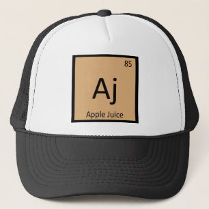 Aj - Apfelsaft Chemie Periodensystem Symbol Truckerkappe