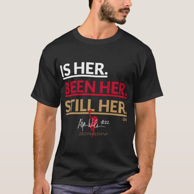 A'Ja Wilson - ist sie. War sie. Noch ihr - Vegas T-Shirt (Vorderseite)