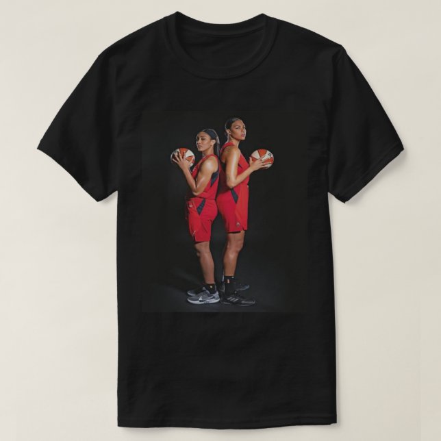 aja Wilson und Liz Cambage T-Shirt (Design vorne)