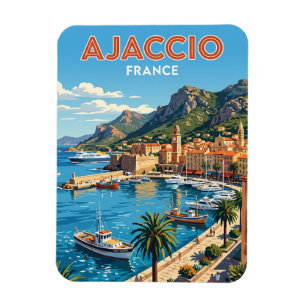 Ajaccio Frankreich Magnet