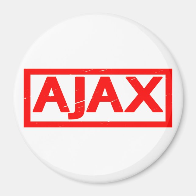 Ajax-Briefmarke Magnet (Vorne)