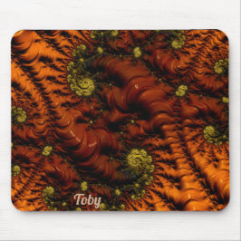 AJAY ~Personalisiertes Fraktal Design ~ Earthy Wor Mousepad