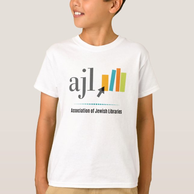 AJL Logo und Text Kids T-Shirt (Vorderseite)