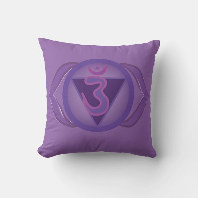 Ajna Chakra Cushion 41 cm x 41 cm Kissen (Vorderseite)