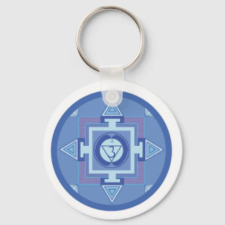 Ajna Chakra Mandala (Third eye chakra) Schlüsselanhänger
