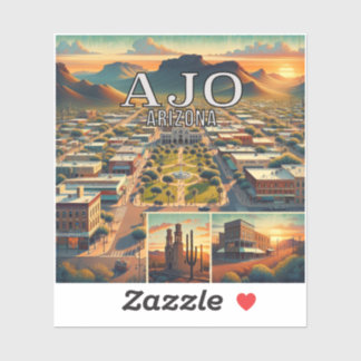 Ajo Arizona 3 Inch Vinyl Sticker