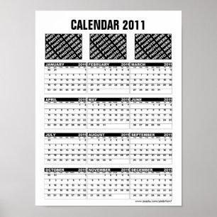 Ajouter le calendrier photo 2011 Poster B