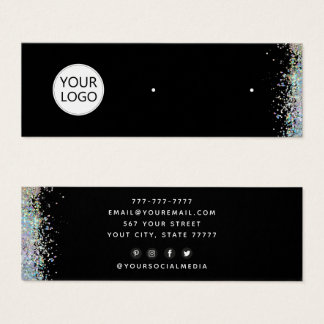Ajouter le logo Bijoux Moderne Black Eeardisplay C