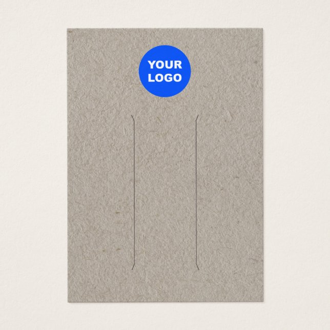 Ajouter Le Logo Écran À Cheveux En Cuir Kraft (Devant)