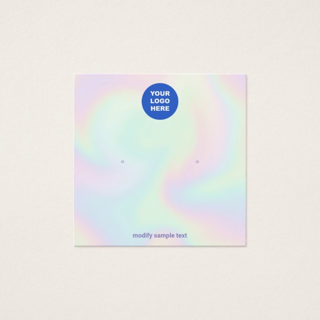 Ajouter Logo Holographique Stud Écouter carte d'af (Devant)