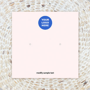 Ajouter Logo Rose Stud Écouteur Carte d'affichage