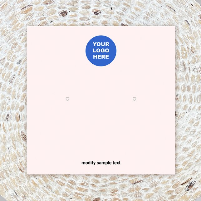 Ajouter Logo Rose Stud Écouteur Carte d'affichage (Créateur téléchargé)