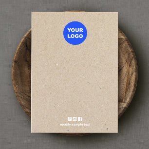 Ajouter Logo Tan Kraft Earring Black Display Card