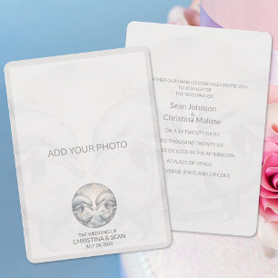 Ajouter Photo Moderne Whimsy Dolphin Faire-part de