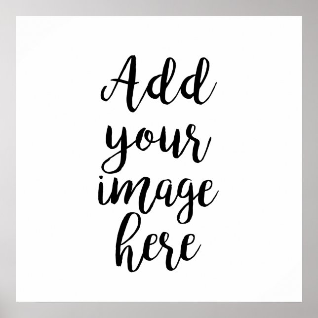 ajouter son propre poster personnalisable d'image (Devant)