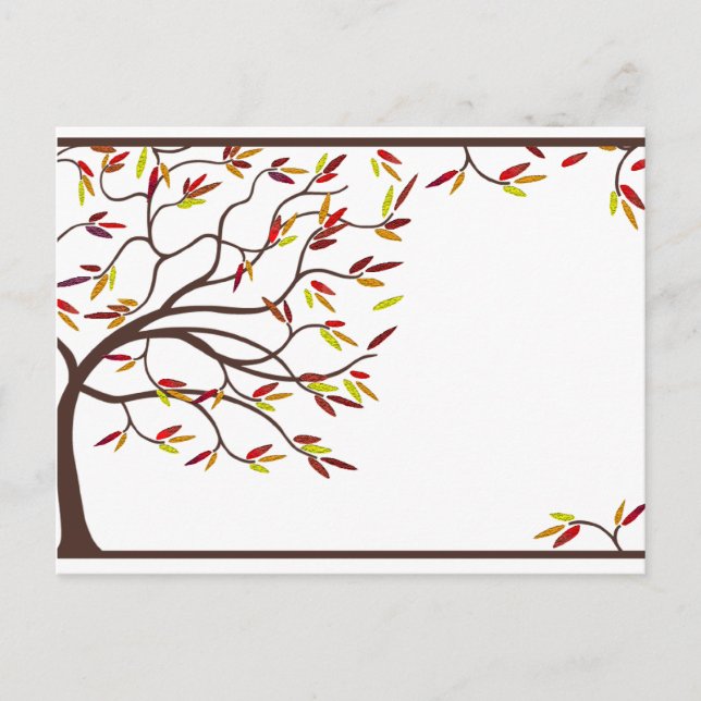 Ajouter un Invitation d'automne de texte personnal (Devant)