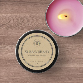 Ajouter un logo Bordure gris classique Étiquette p