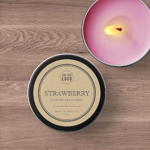 Ajouter un logo Bordure gris classique Étiquette p