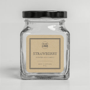 Ajouter un logo Bordure gris classique Étiquette p