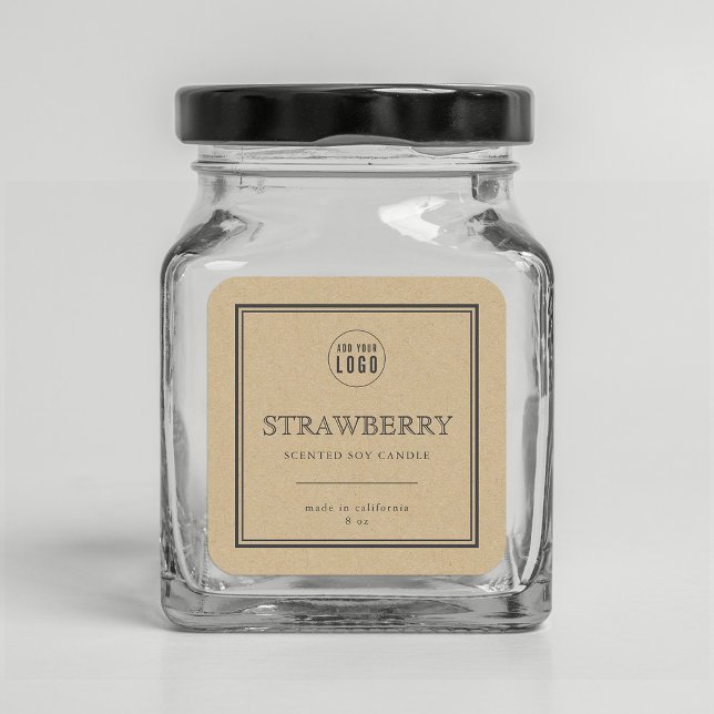 Ajouter un logo Bordure gris classique Étiquette p (Créateur téléchargé)