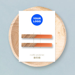 Ajouter un logo Clip à cheveux blancs Barrette