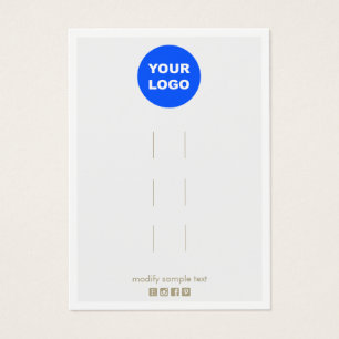 Ajouter un logo Gris à cheveux multiples affichage