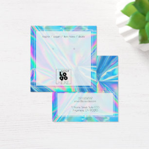 Ajouter Un Logo Holographique Iridescente Écran D'