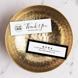 Ajouter un logo Merci de médias sociaux Couleur mo